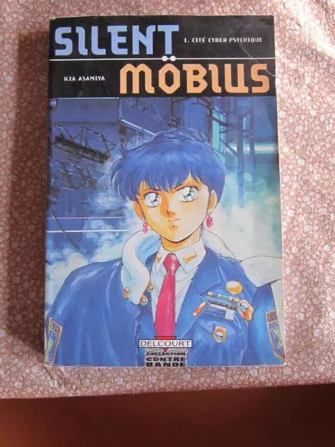 EO MANGA BD SILENT MOBIUS tome 1 cite cyber psychique kia asamiya delcourt