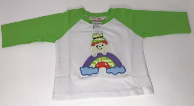 Cute Baby Boy Green St Patricks Paddys Day Irish Leprechaun T-Shirt 3M BB5