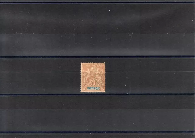 Timbre Martinique France Colonie 1892 N°39 Oblitere Used