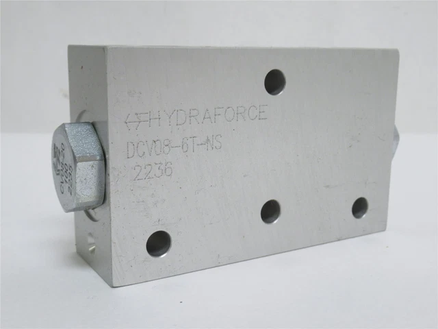 233360 New-No Box; HydraForce DCV08-6T-NS Lock Valve; 8GPM; 25PSI; SAE-8