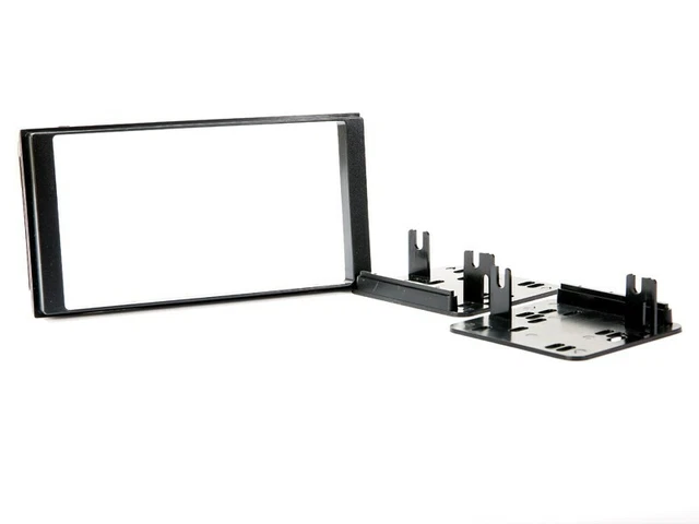 Kit De Montage Autoradio Double DIN Pour Mercedes Classe C W203, CLK W209, Viano Vito - Cadre Métallique Noir - 10
