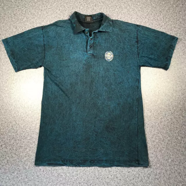 1999 CARLTON COLD FILTERED BITTER Mens Polo Shirt Large | Made in Australia