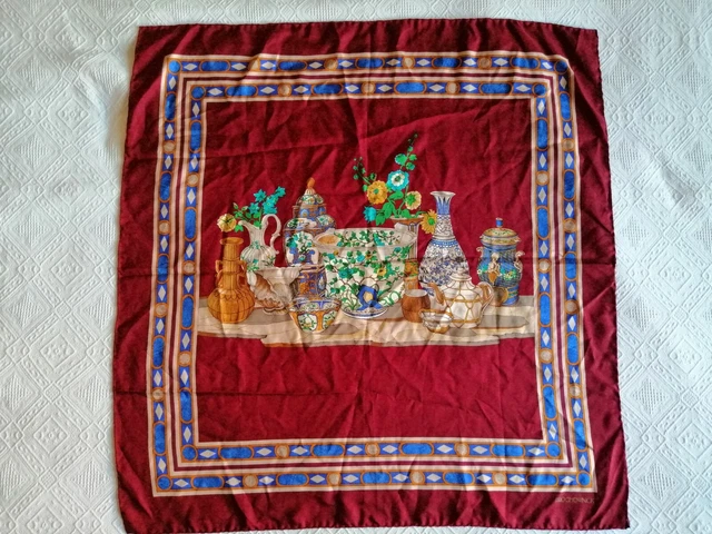 Foulard en soie Hermès Orange en Soie - 54923879