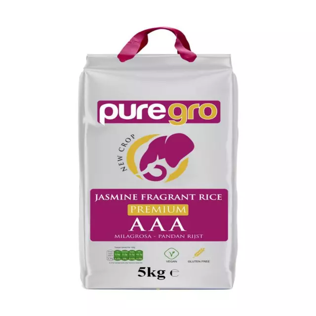 Puregro AAA Premium Jasmine Fragrant Rice 5kg