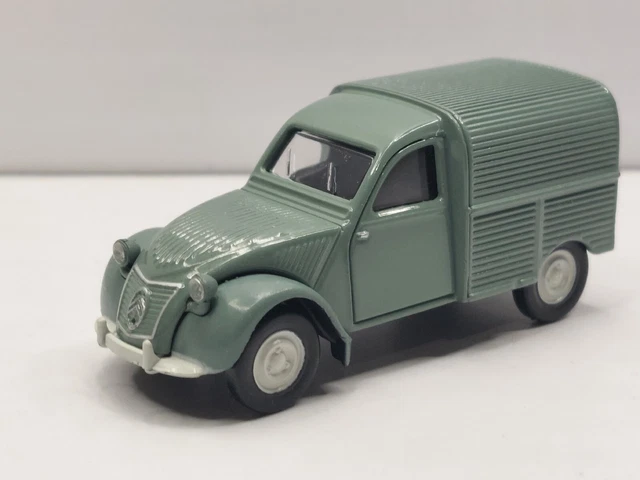 Norev 1/64. Citroen 2 hp green van.  NIB