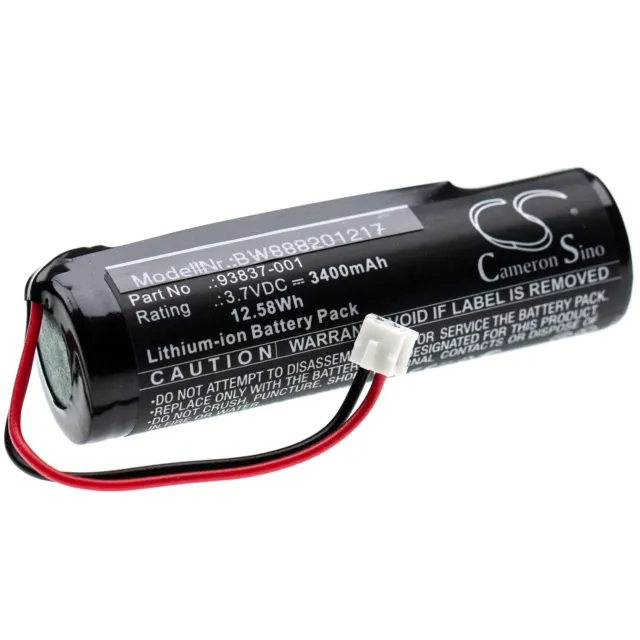 Batterie comme Wahl 93837-001 3400mAh 3,7V