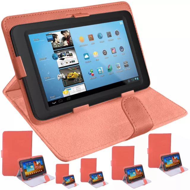 Universal Case For Amazon Fire 7" Tablets PU leather Rotate Stand Flip Cover UK