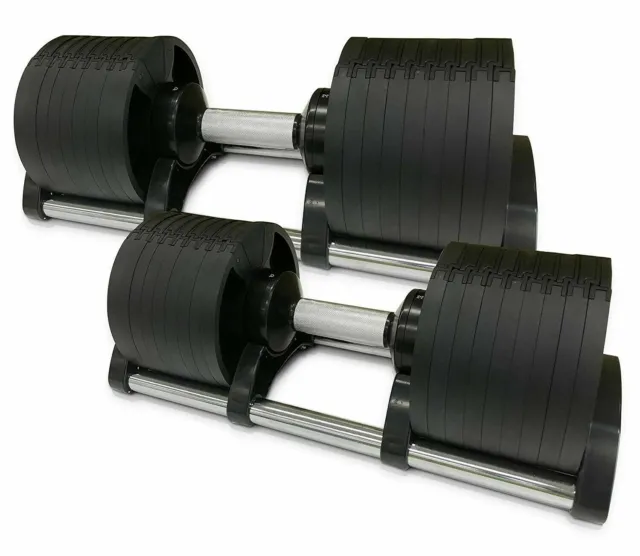 Pair Of Adjustable Dumbbell 32kg - 2 x 32kg PAIR ( 64kg )