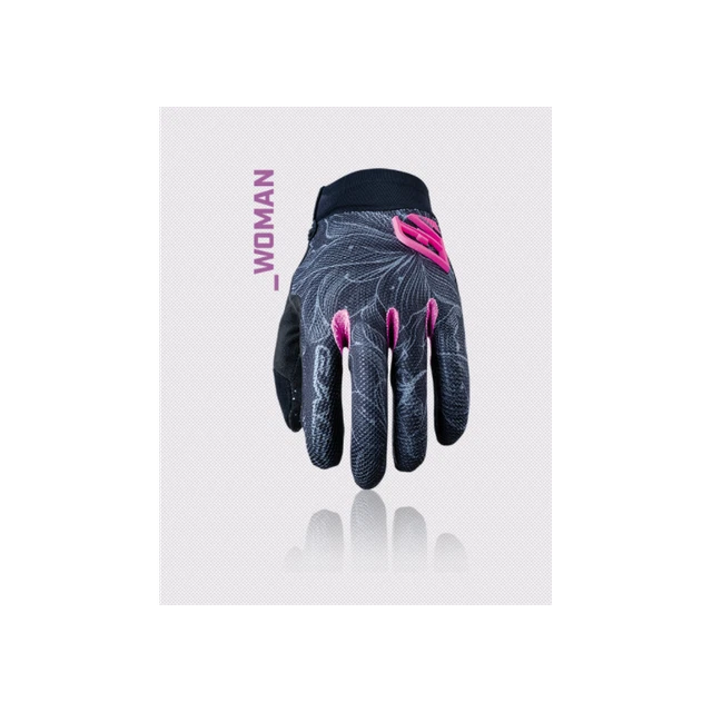 Five Guanti XR-Pro Woman Flower Rosa Fluo