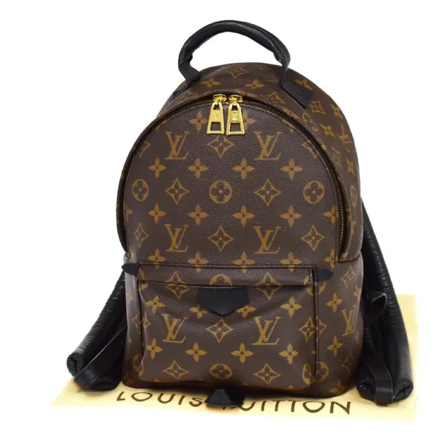 LOUIS VUITTON M44874 Palm Springs Backpack Size MM Monogram Noir Used