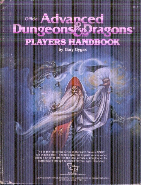 AD&D Player Handbook 6e Tirage 1980 - TSR - Manuel Joueur Donjons Et Dragons