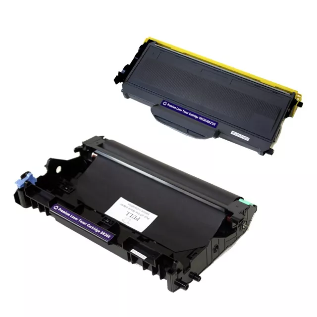 TN360 + DR360 Toner and Drum Combo For Brother HL-2140 DCP-7030 DCP-7040