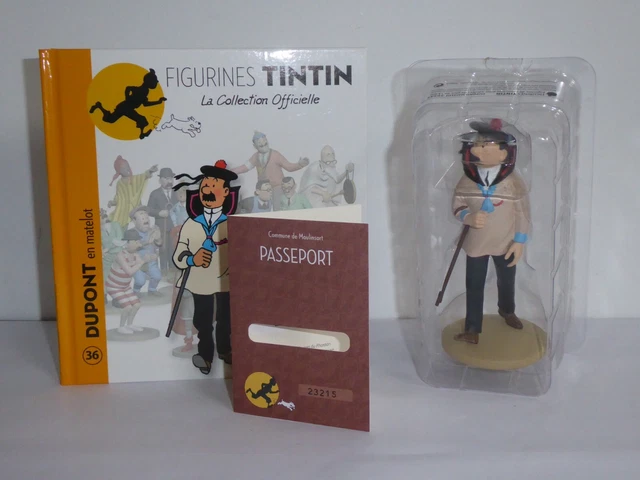Figurine Tintin #36 – Les Dupont En Matelot – Collection Officielle Hergé Moulinsart (2012)