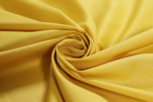 Jaune Couleur Uni Meilleur Tissu Coton Popeline Pour Couture Matelassage Chemise