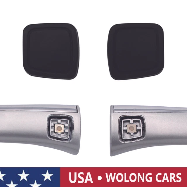 2X Keyless Go Door Handle Button Cover Fit for Mercedes W220 S350 S430 S500 S55