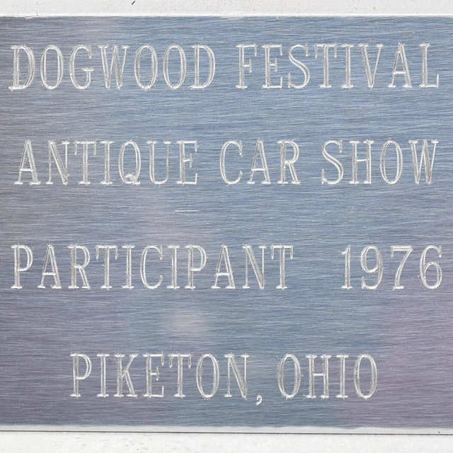 1976 DOGWOOD FESTIVAL Antique Car Club Show Participant Piketon Pike