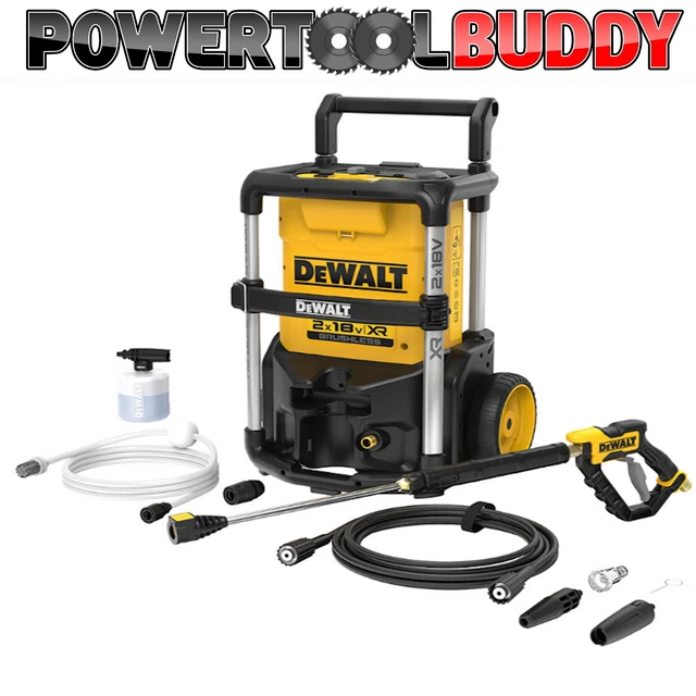 DEWALT DCMPW1600NXJ 2X18V (36v) XR Pressure Washer Bare Unit 110 bar