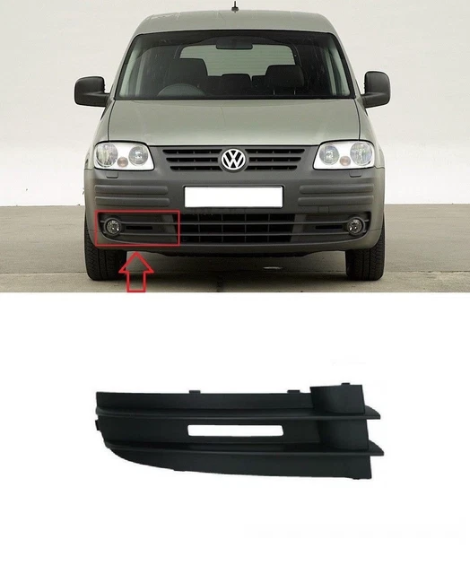 NEW GENUINE VW CADDY Front Bumper Fog Light Lamp Grille Right