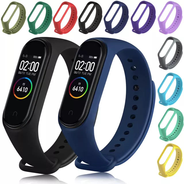 Cinturino per Xiaomi Mi Band 3/4 5/6/7 in Silicone morbido di ricambio Orologio