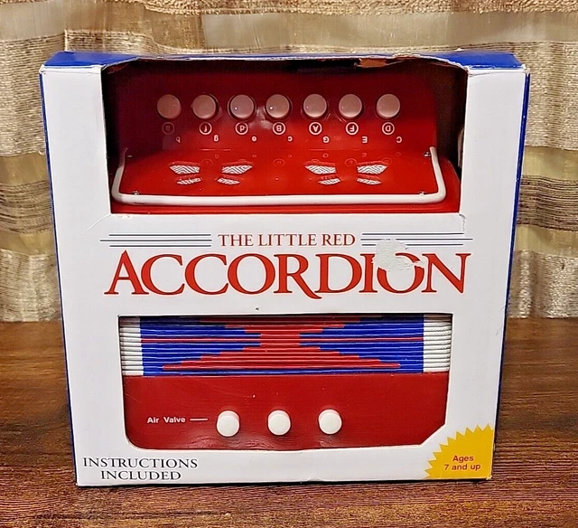 SCHYLLING THE LITTLE Red Accordion Child's Squeeze Box Musical