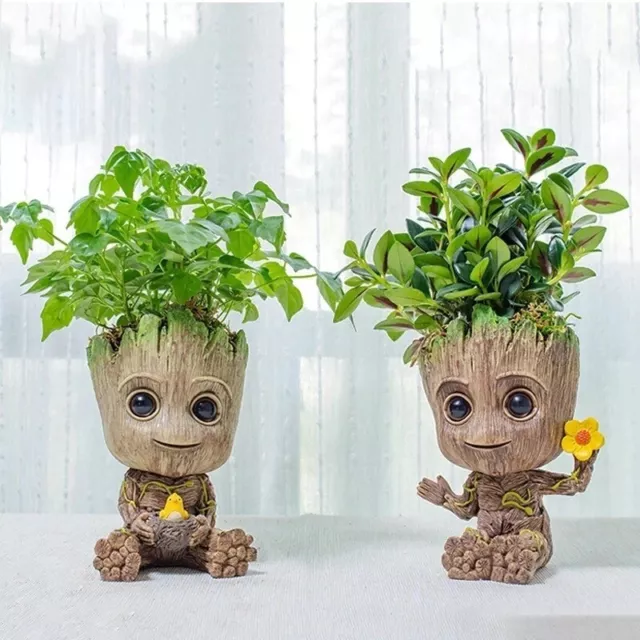 Miniature Garden Sitting Groot Figurine PVC Statue Groot in for Kids Home  Decor