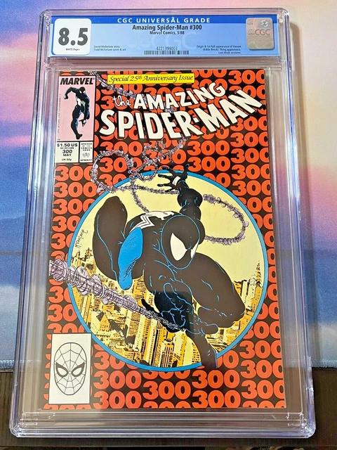 Amazing Spider-Man 300 Origin & 1st Full App of Venom Todd McFarlane CGC 8.5 WP