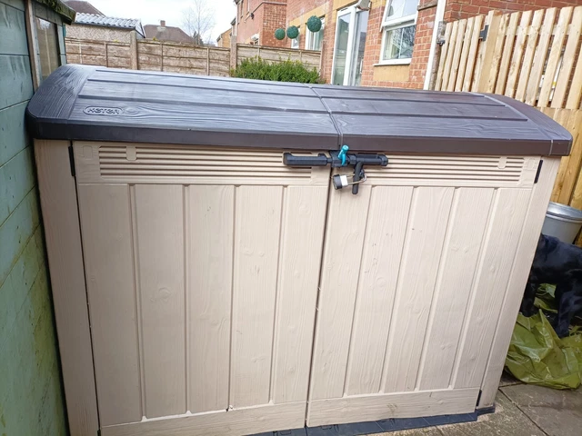 keter 2000l bike storage