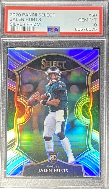 Jalen Hurts RARE CARTE D'INVESTISSEMENT HOLO REFRACTOR SSP