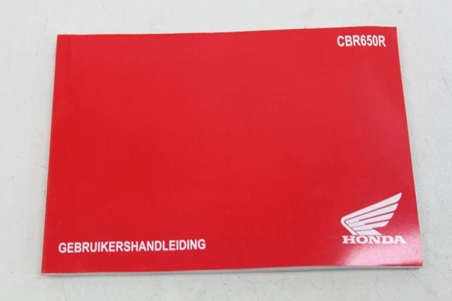 Gebruikersandleiding Honda Cbr 650 R 2021 2022 2023 Dutch Language
