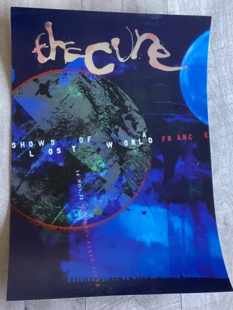 THE CURE - BORDEAUX Nov.2022 LIVE SHOW OFFICIAL MEMORABILIA. CONCERT/GIG POSTER!