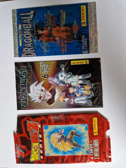 Booster Dragon Ball Z Panini En Francais Dont Serie 4 , GT Serie 1 , Anthologie