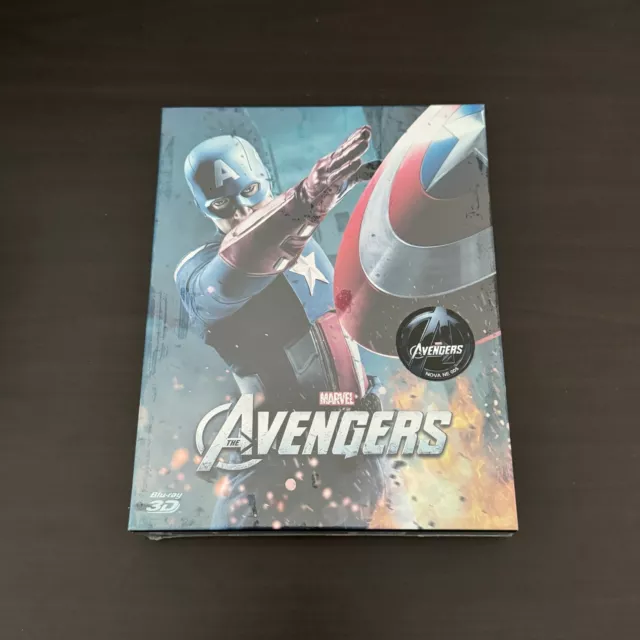 AVENGERS Steelbook - Novamedia Fullslip B (3D, Blu-ray) SEALED