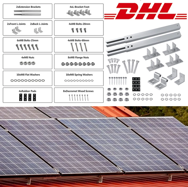 SUPPORTO CENTRALE ELETTRICA Da Balcone Balcone Ringhiera Fissaggio - Foto 2