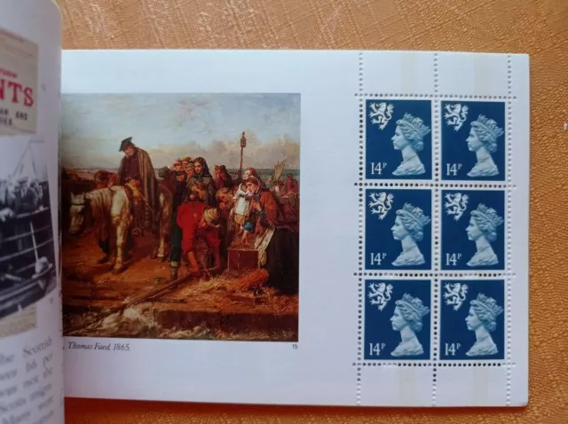 M858 Great Britain Prestige Booklet £5 The Scots Connection Royal Mail Stamps 3