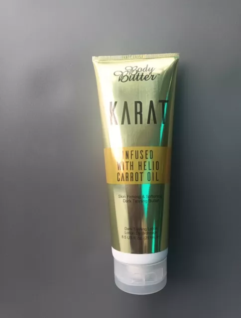 KARAT dark tanning lotion 251 ml Body Butter KAR- infused with helio carrot oil