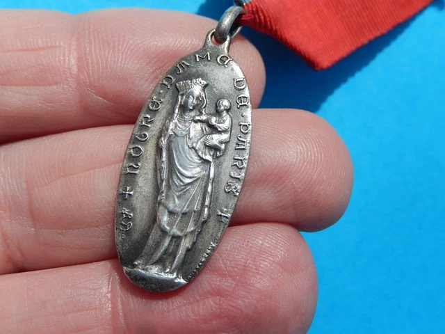 Ancienne médaille religieuse Diocèse de Limoges à Lourdes Immaculée Conception