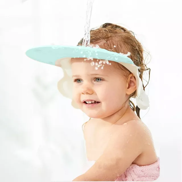 Baby Bathing Water Set Sprinkler Spoon & Baby Bathing Shower Cap Green for Kids