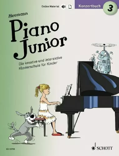 Piano Junior: Konzertbuch 3, H.G. Heumann, PORTOFREI VOM MUSIKFACHHÄNDLER !