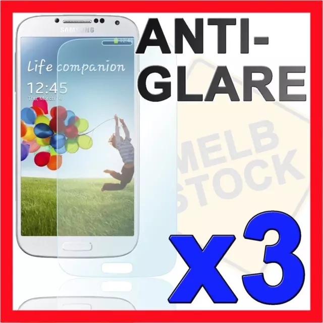 3x Anti Glare Matte Screen Protector Film for Samsung Galaxy S4 SIV i9500 i9505