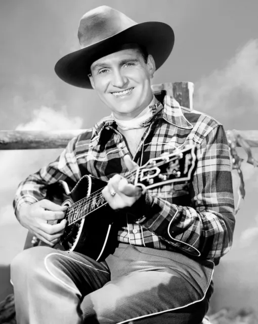 Singing Cowboy & Actor GENE AUTRY Western Publicity Picture Photo Print 8"x10"