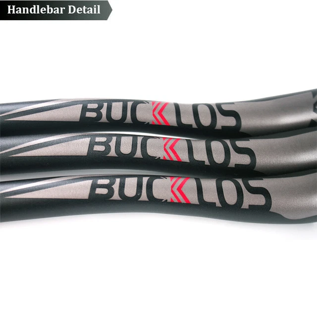 Bucklos MTB 31,8/25,4 mm Lenker Aluminiumlegierung flach/Steigstangen 660/720/780 mm 11