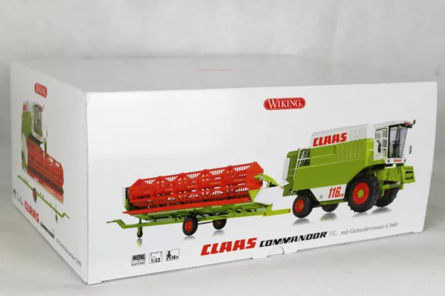 WIKING 077834 - Claas Mähdrescher Commandor 116 CS 1:32