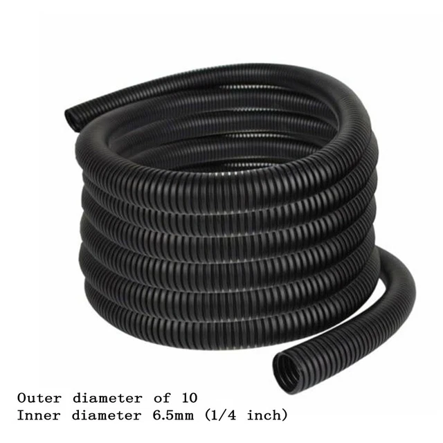 Wellrohr-Schlauch 1/2 Zoll (14 Meter) – Flexibler Kabel- Und Drahtschutz Aus PE, Für Innen & Außen