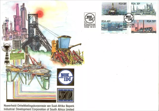 South Africa RSA 1990 Industrial Development Large Cover Sandton SHS NOK IDC