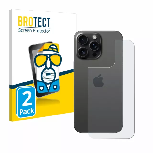 2 x Film Hydrogel Vitre Protection écran Iphone 15 Pro Plus (6.7)