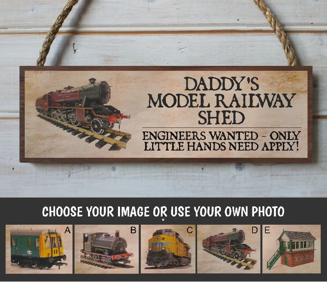 MODELLING SIGN HANDMADE To Order Model Railway Sign Disign You Own ...