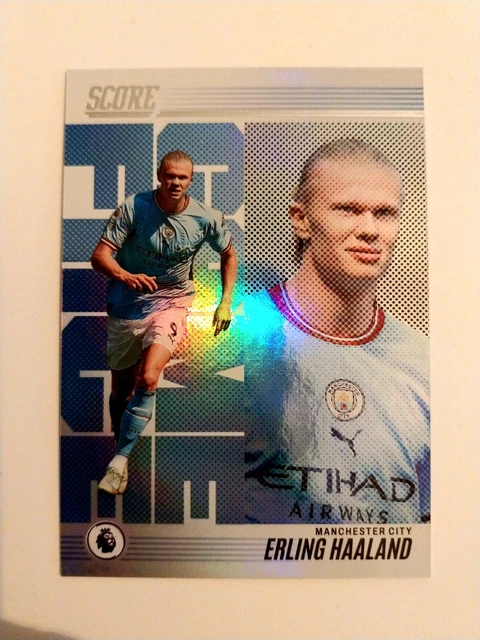 Themed Manchester City FC - Erling Haaland 23/24 Gebroken muursticker (90cm breedte x 50cm hoogte