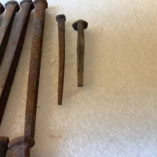 26;Nos 4 1/2" Vintage Square Barn Spikes 4