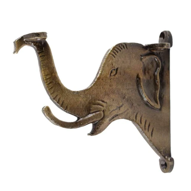 Antique Elephant Head Small Wall  Shelves Brackets 2