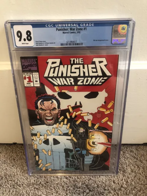 PRIMO:  PUNISHER War Zone #1 Marvel comics 1992 NM/MT 9.8 CGC